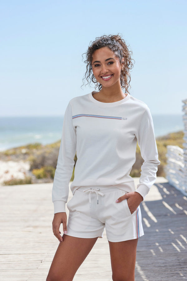 HIS sweatshirt Basic with logo print, loungewear