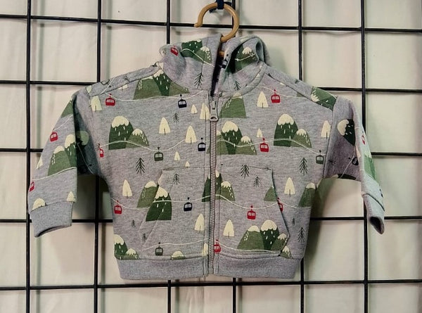 Baby boys Allover Printed Zipper