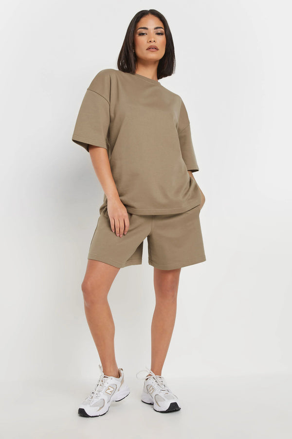 PixieGirl Brown Sweat Jersey Shorts