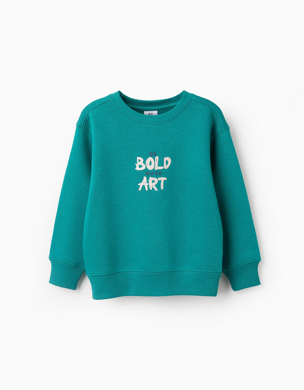 Boy's Printed Sweatshirt, BEMAKEBOLDART