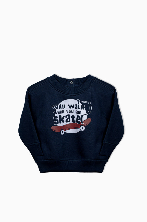 Baby boys Printed Sweatshirts Blue