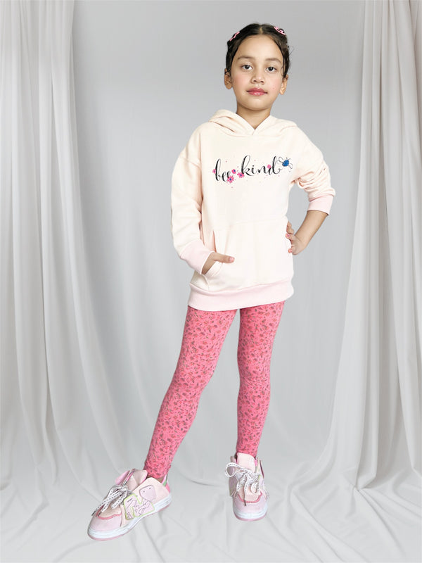 Girls Printed Hoodie, Lee Kind