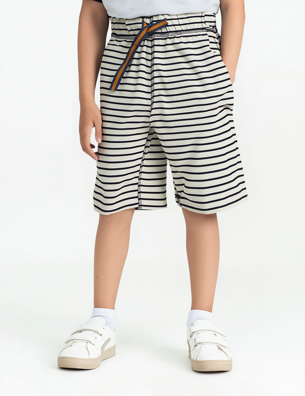 Boys Without Pocket Stripe Shorts