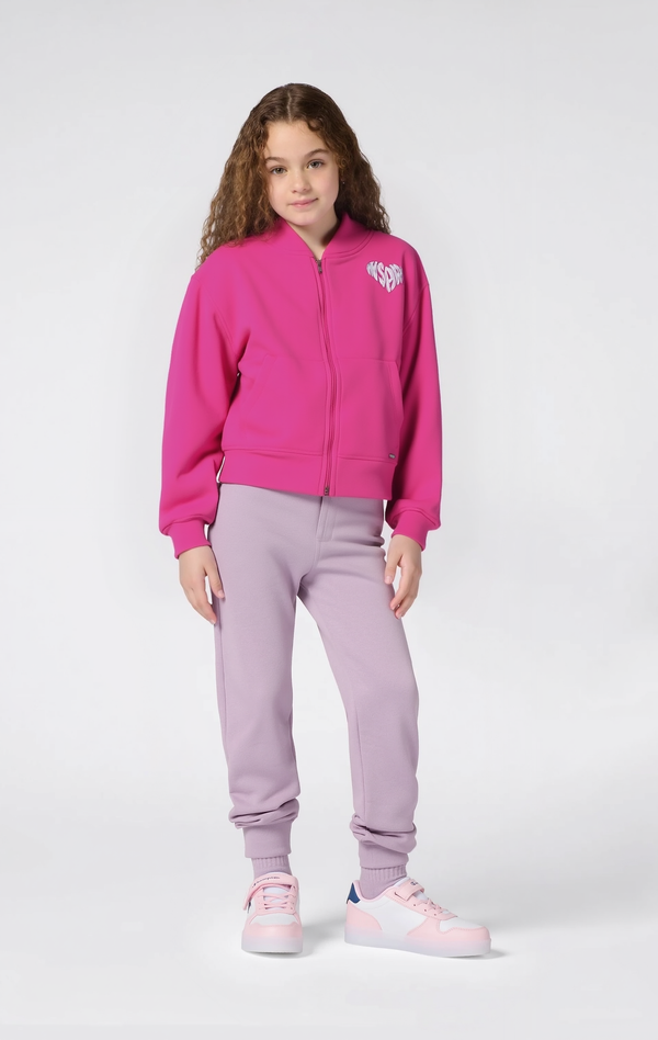 Girls EMB Zipper