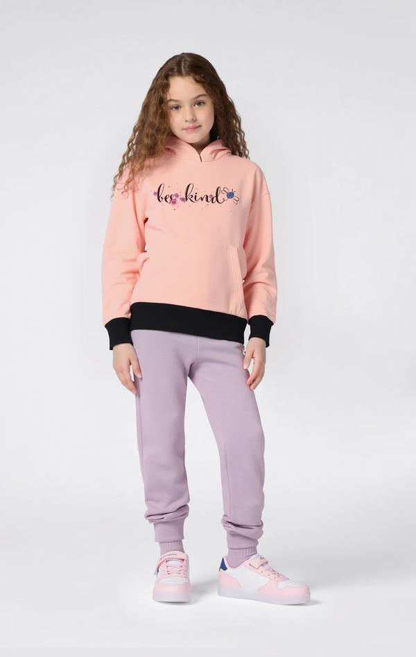 Girls Printed Hoodie, Lee Kind