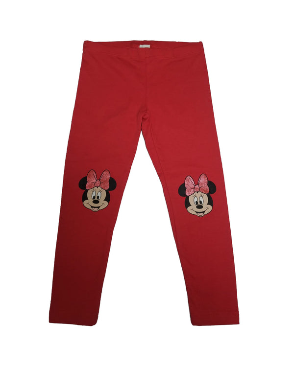 Girls allover printed legging in Red (Imported)