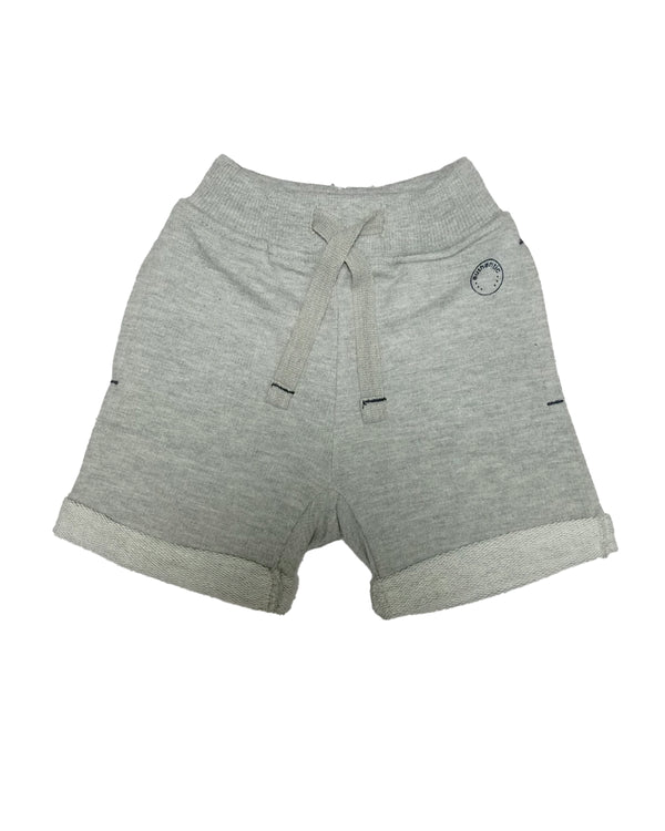 Plush Shorts, Baby Boy, Gray