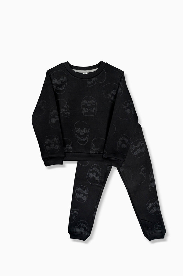Boy's Printed  sweatshirt set