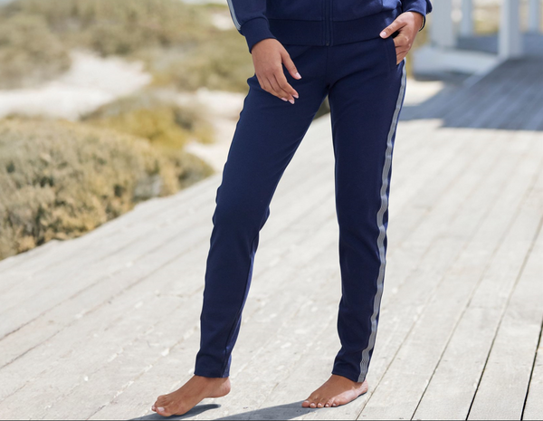 HIS sweatpants with side stripes, loungewear