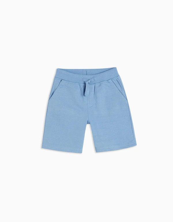 Plush Shorts, Boy, Light Blue