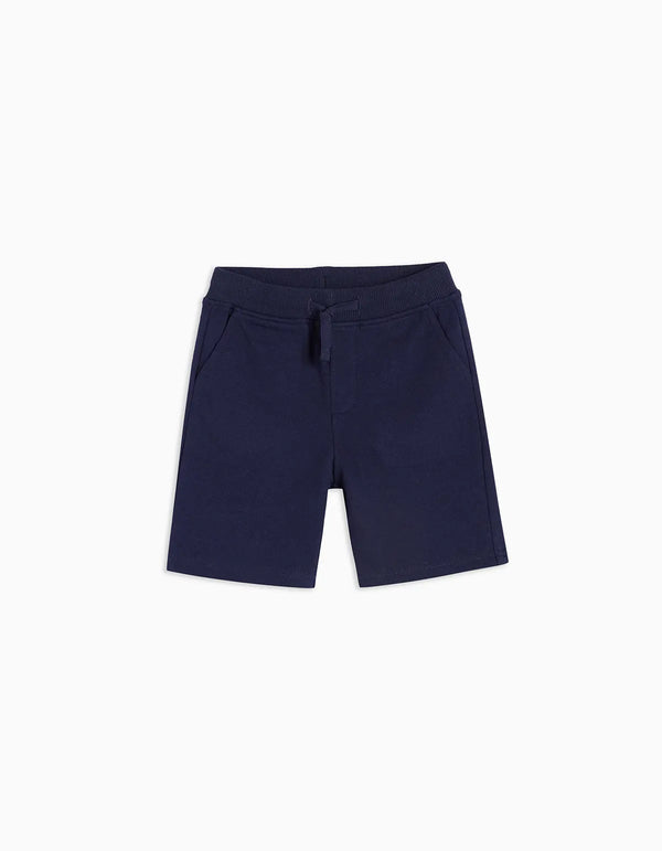 Plush Shorts, Boy, Dark Blue