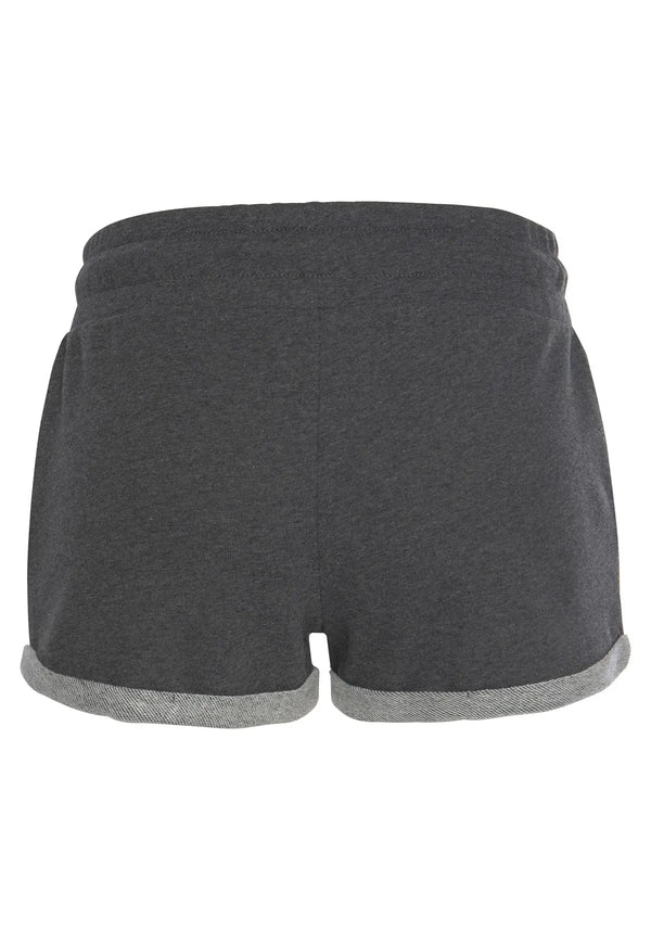 LASCANA ACTIVE sweat shorts with turn-up hem